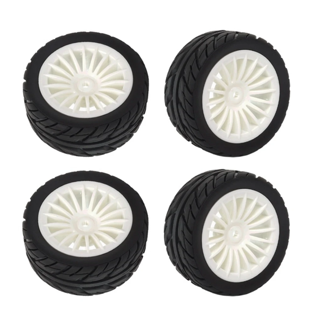 

4Pcs Rubber Tires Tyre Wheel for SG1603 SG1604 SG 1603 UDIRC UD1601 UD1602 UD1603 UD1604 1/16 RC Car Upgrade Parts,1