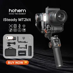 Hohem Kit MT2 ufficiale Gimbal a 3 assi per stabilizzatore fotocamera Mirrorless Sony/Canon/Nikon/Fujifilm/Panasonic con tracker AI