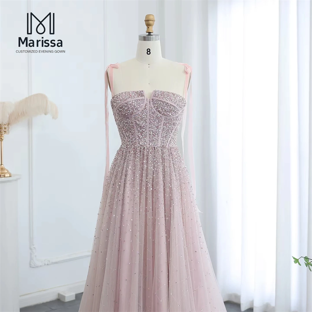 ماريسا فستان زفاف مكشوف الكتفين فستاين سهرة/فساتين الحفلات مصنوعة حسب الطلب فساتين لحضور الحفلات الموسيقية الفاخرة أنيقة فساتين الحفلات المسائية امرأة 2025 خط أ