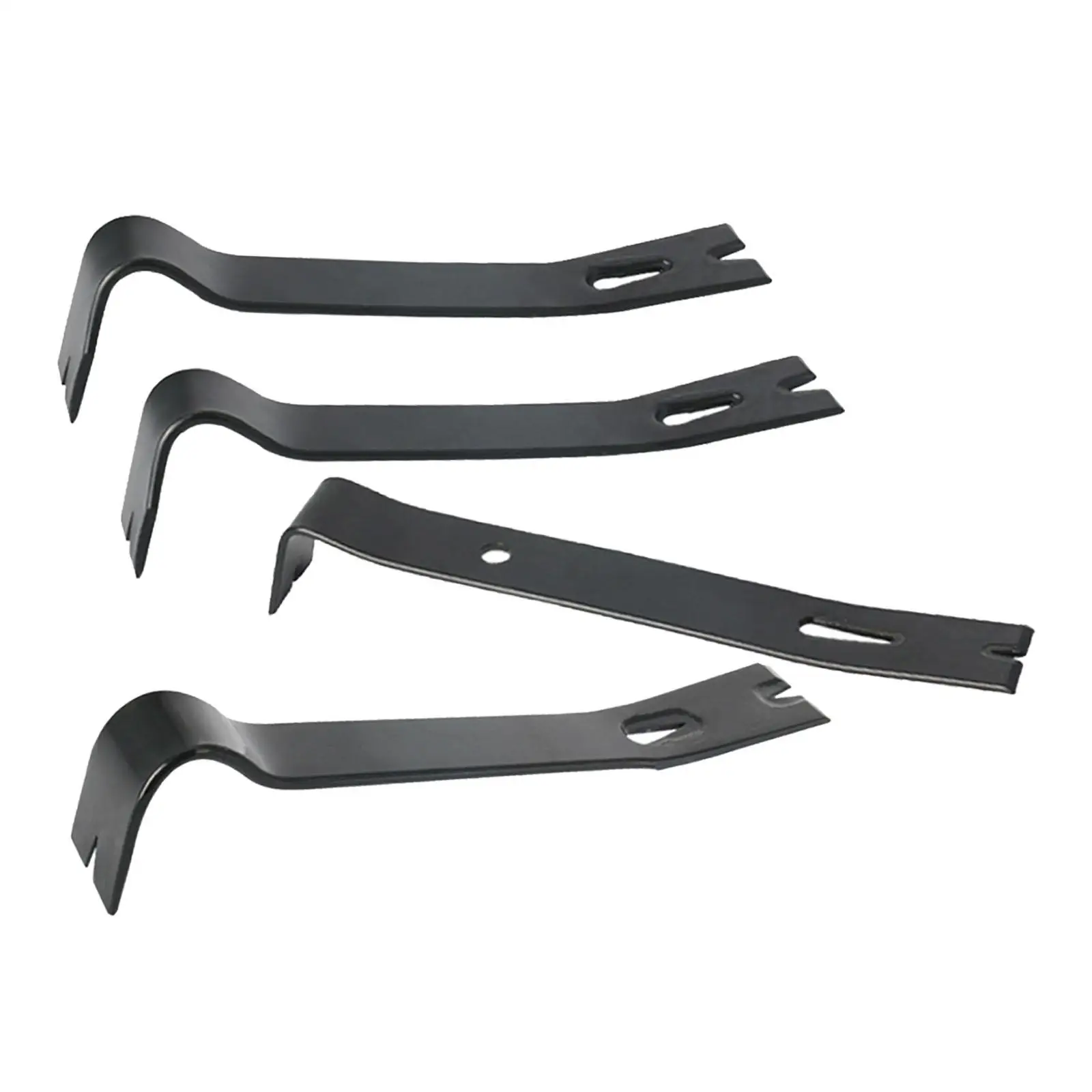 4 Pieces Nail Puller Durable Heavy Duty Easier Prying Staple Remover Pry Bars Nail Pliers Tools Set for Lifting Prying Household