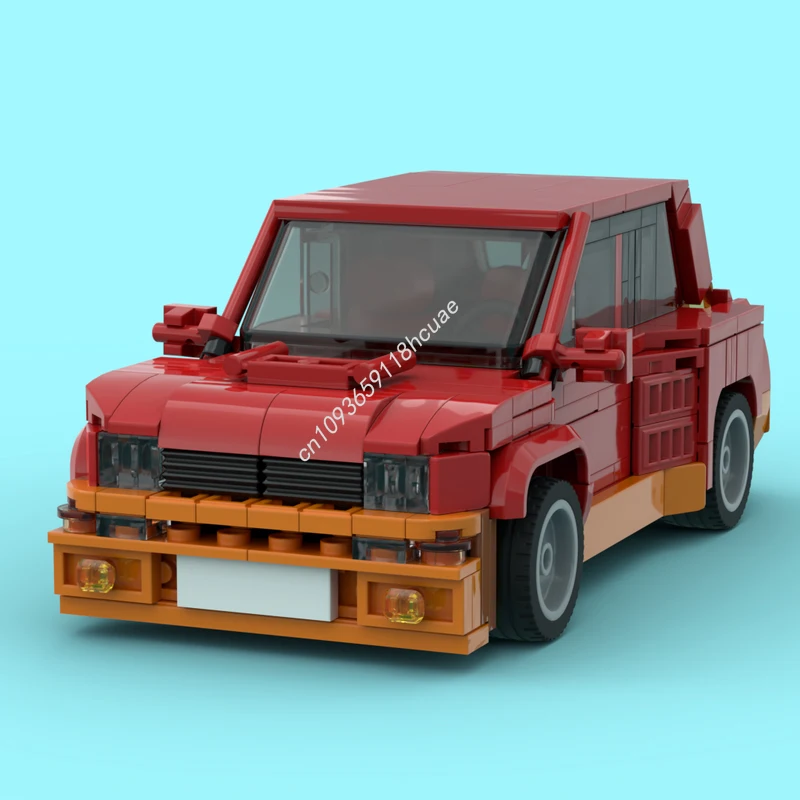 451 pièces MOC R5 Turbo-rouge City Champions Super blocs de construction de voiture apprentissage de la vapeur capacité pratique jouet de noël logique cadeau