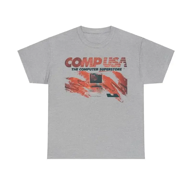 CompUSA Computer Electronics Superstore Nostalgic Tribute T shirt