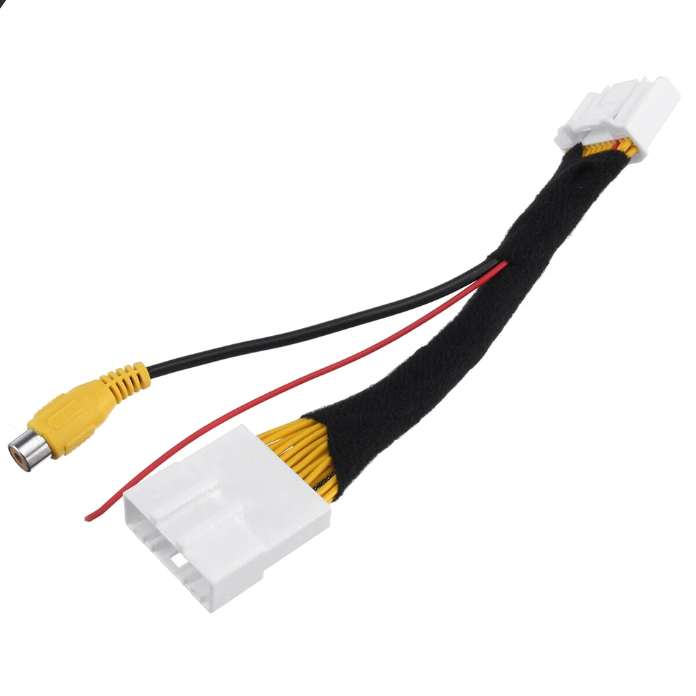 Car 24Pin Video Input Switch Reverse Parking Camera Rca Adapter Cable for Stepway Vivaro Sandero 4