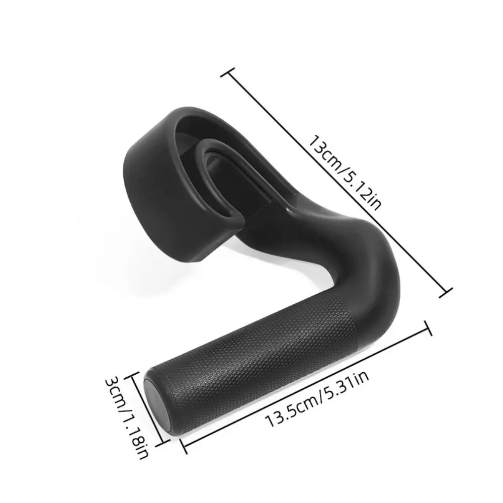 1 Pair Hook Type Fitness Grip Handle 45° Pull-up Gym Sport Handle Multifunctional Easy To Grip Weightlifting Grip Handle