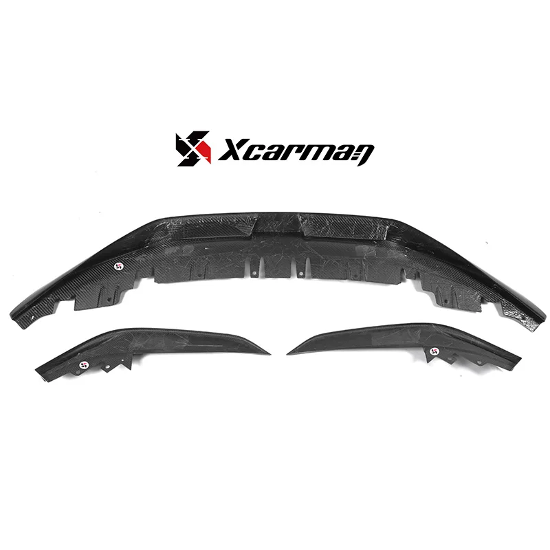 3PCS Car Accessories Winglet Lips Blades Dry Carbon Fiber Front Bumper Lip Splitter For BMW 4 Series Gran Coupe G26 / i4 2021-IN