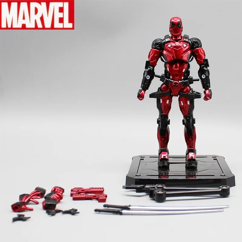 2024 New Marvel Deadpool Combat Armour Movable model Exquisite Boxed Figure Collection Decoration Toy Gifts