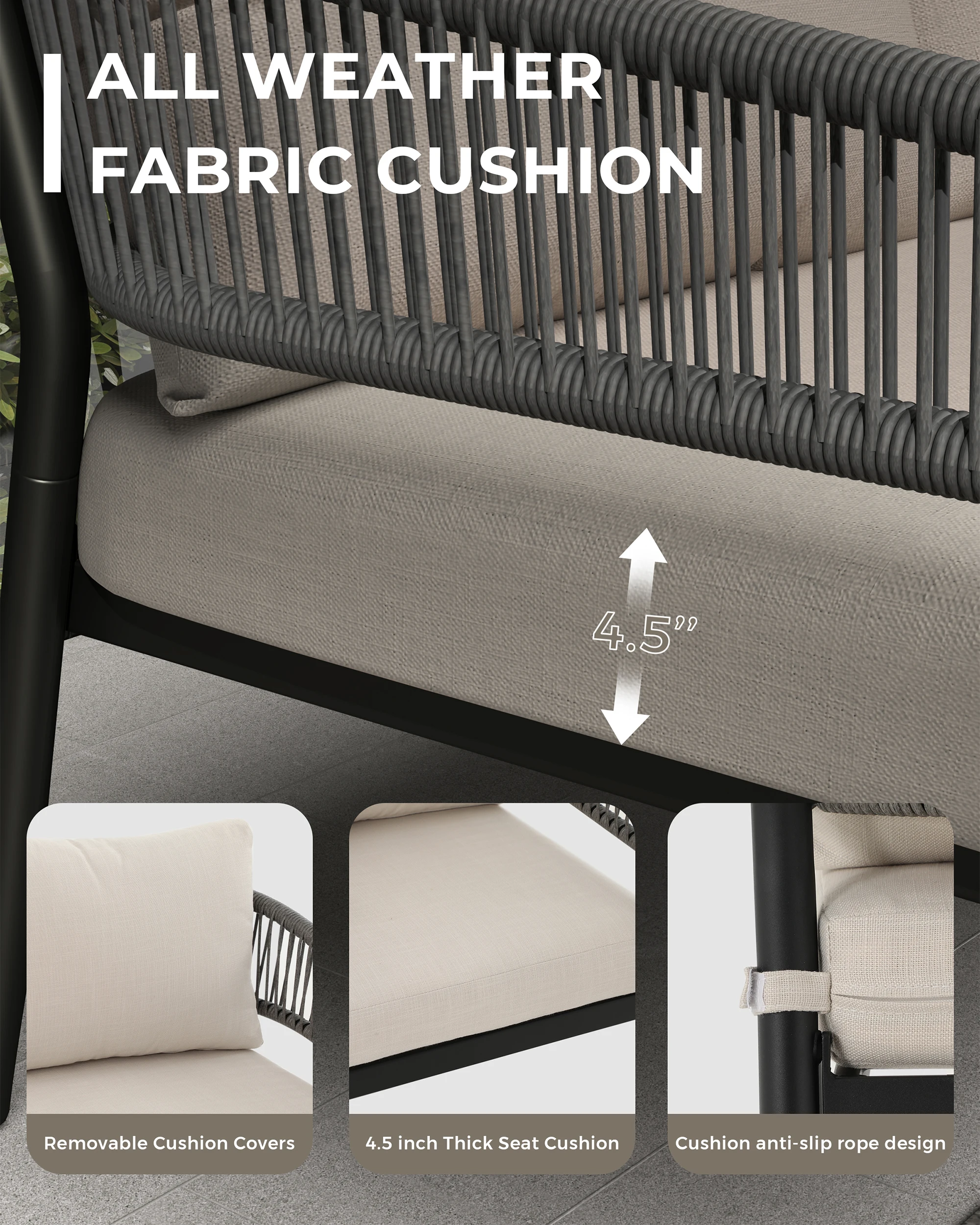 Metal Outdoor Garden Sofa Set Furniture Outdoor Garden Sofa