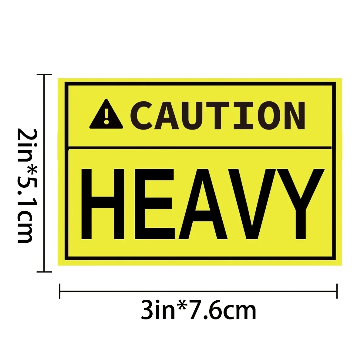 1 Roll Heavy-Duty Cargo Transport Warning Label Stickers,Storage Heavy Cargo Warning Stickers,Handle with Care Label Stickers