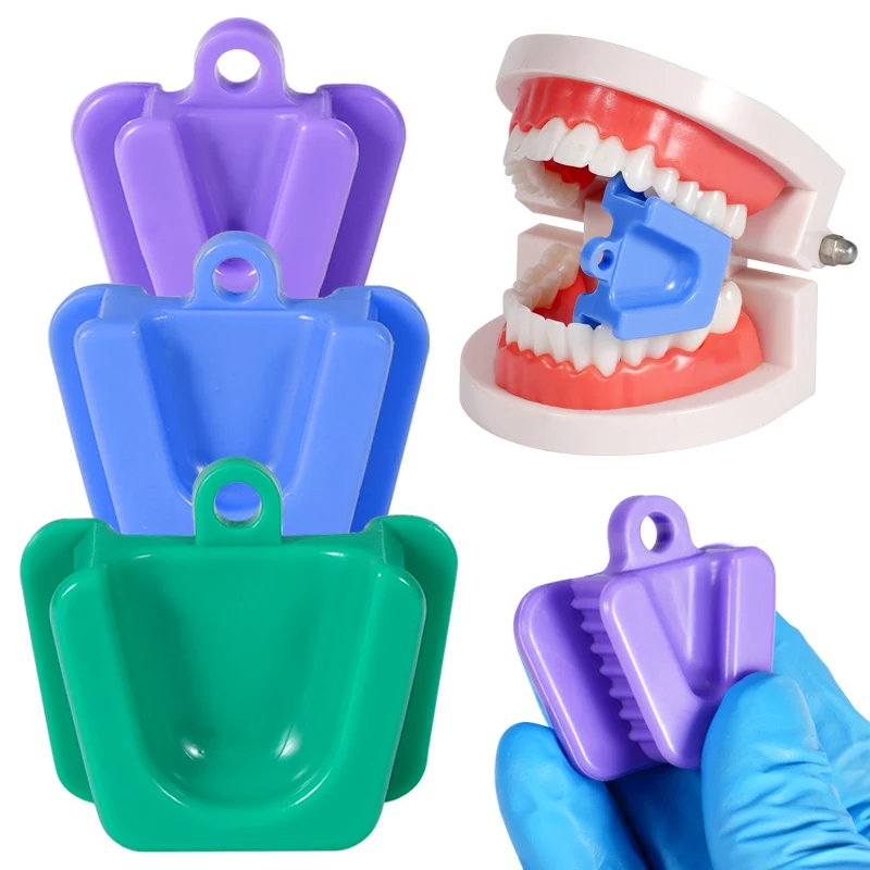 3pcs Dental Occlusal Pad Rubber Bite Opener Blocks Mouth Prop Lip Cheek Retractors Oral Hygiene Care Dentistry Tools