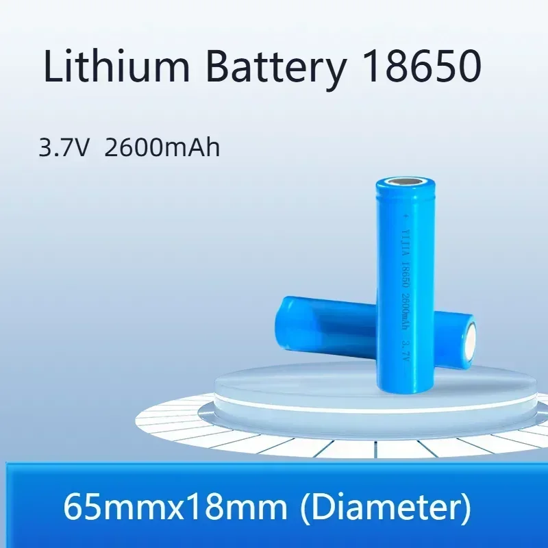 

2600mah 18650 Rechargeable Battery 3.7V 18650 Li-ion Batteries for Electric Pointer Doorbell Flashlight Lithium Battery