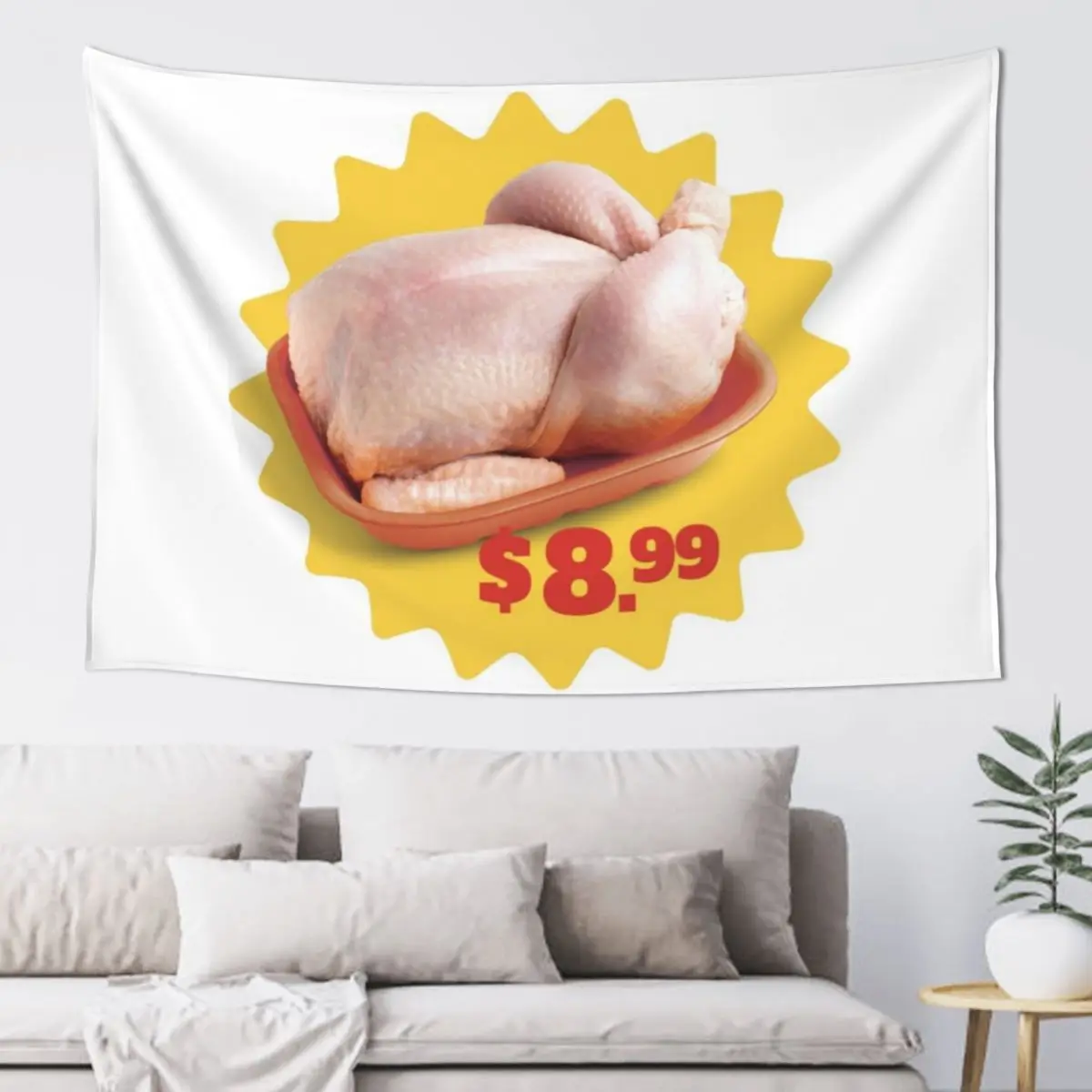 

Chicken Supermarket Ads Tapestry Room Aesthetic Decor Bedrooms Decor Funny Tapestry