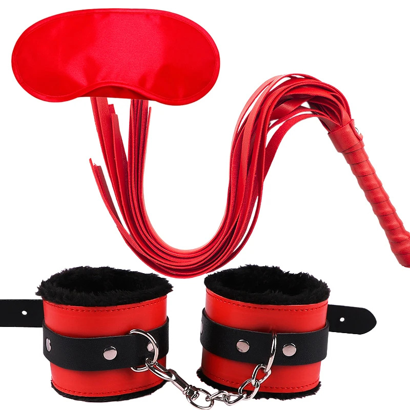 Bdsm مجموعات المثيرة مثير الجلود أفخم الجنس لعب عبودية عدة أصفاد سوط الغمامة اللعوب ألعاب الكبار دور اللعب الملحقات الغريبة #3