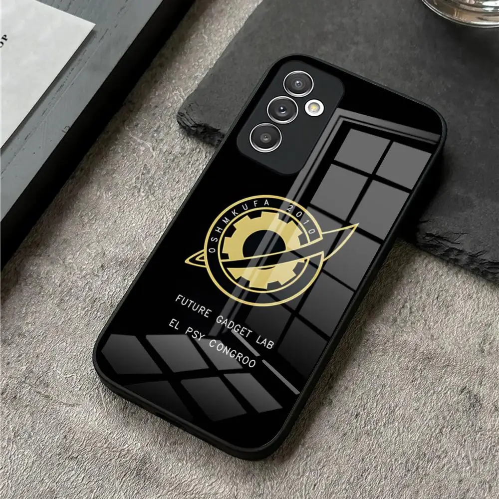 Steins Gate Phone Case For Samsung S24 Ultra S23 S22 S20 Fe S21 Plus Galaxy A54 A34 A24 A53 A16 Glass Cover