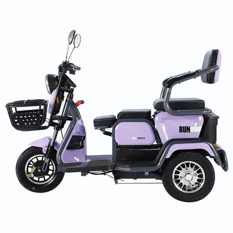 

Китайская новая модель, дешевый электрический трехколесный велосипед, складной мотор 600 Вт, 3 колеса, электрический велосипед, мотоцикл