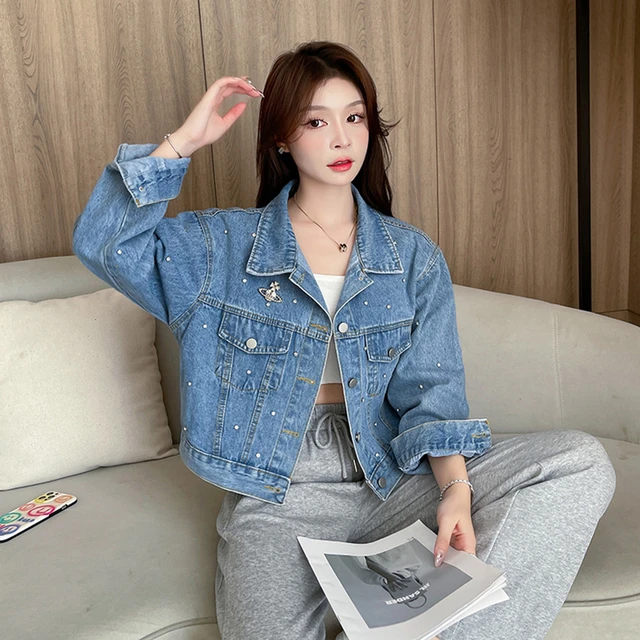 Jacket jeans for girl best sale