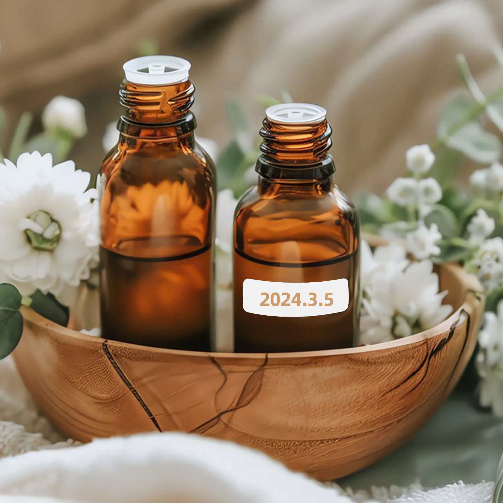 

60 Sheets Self-Adhesive Name Stickers Blank Label Markers for Bottles Containers Boxes Folders Party Activity Price Tagging