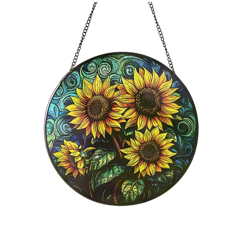 

ABFY-подвесные ловцы солнца ручной работы для окон, яркие витражи, украшения для дома, сада, украшения