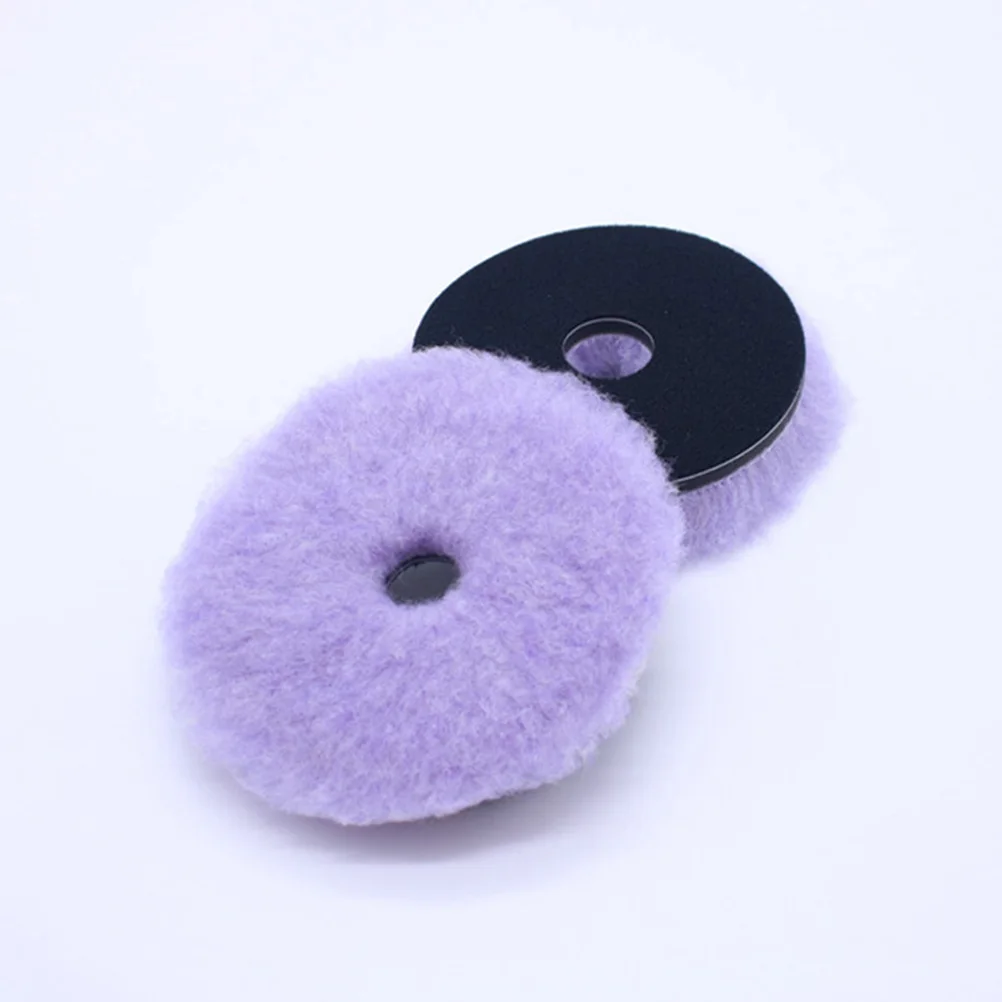 

130mm Wool Polishing Pad Hardened Car Buffing Waxing Buffer Soft Self-Adhesive Polishing Buffer for Car Detail Maintenance