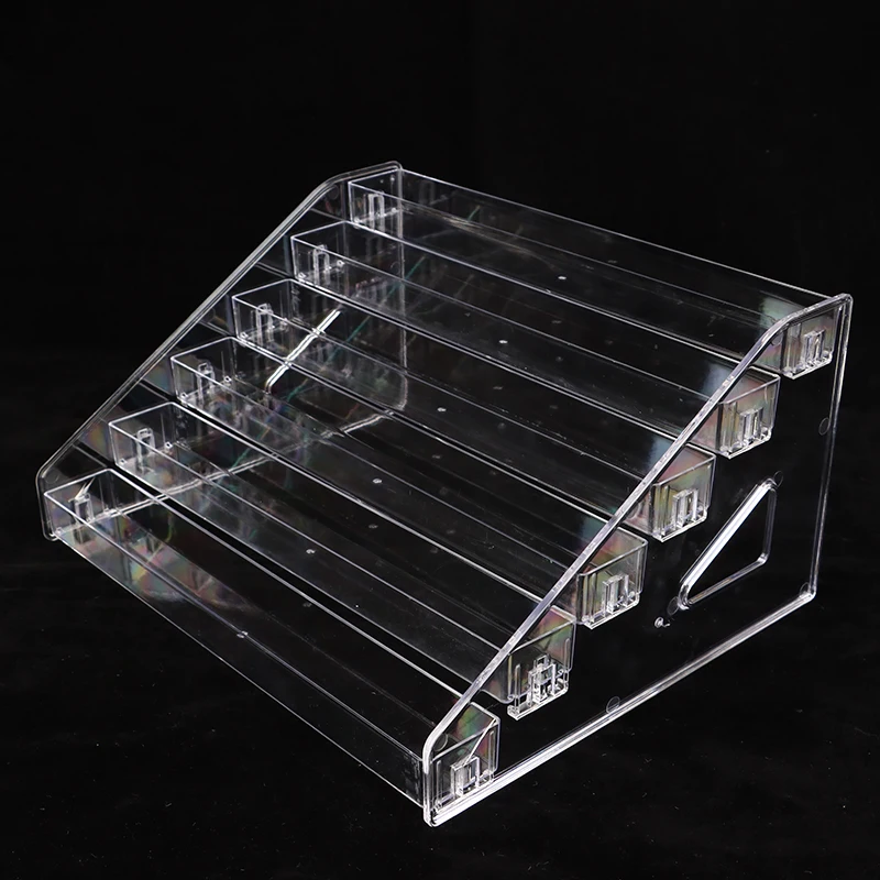 3/4/5/6/7 Layers Nail Polish Display Stand Clear Cosmetic Display Rack Holder Essential Oil Bottle Organizer Storage