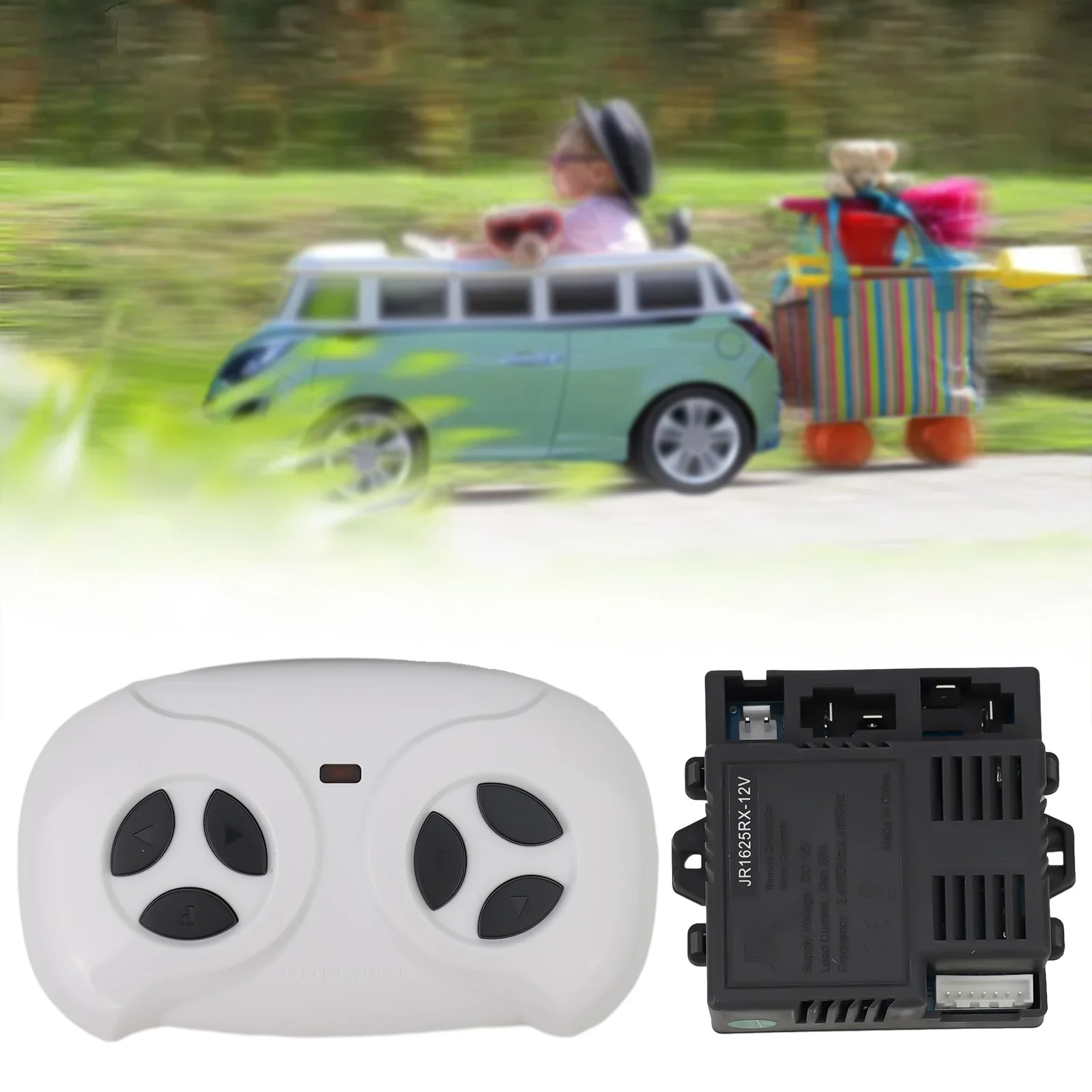 1PC JR1625RX-12V Receiver Remote Control Kit For Kids Electric Car 2.4G Transmitter For Specific Children's Cycling Toys Access