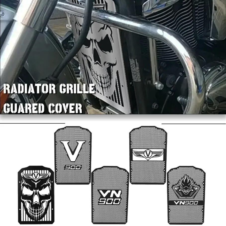 

Steel Radiator Cover Bezel Grille Guard Protector 2015 2016 2018 For KAWASAKI Vulcan VN900 Classic LT 900 VN900 Custom 2006~2024