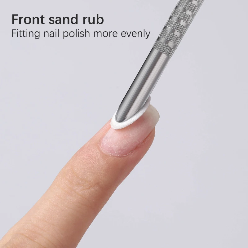 Mini Nail File with Adhesive Disposable Nail Equipment Accessories 100/180 Grit Nail Sanding Tablet Cuticle Pusher Manicure Tool