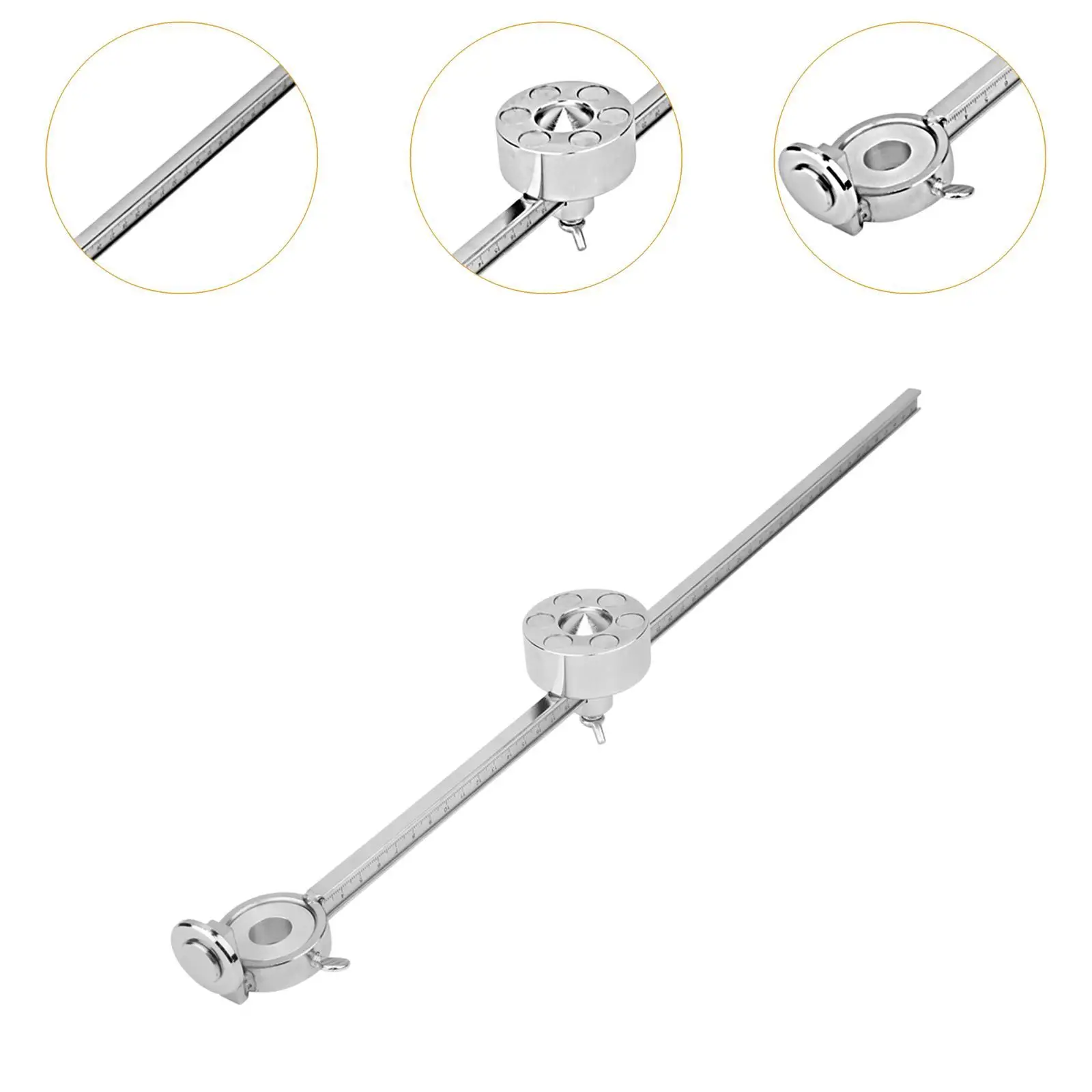 Plasma Cutter Torch Circle Roller Premium Professional Practical Ruler Gauge Easy to Use with Scale Plasma Compass Cutting Tool