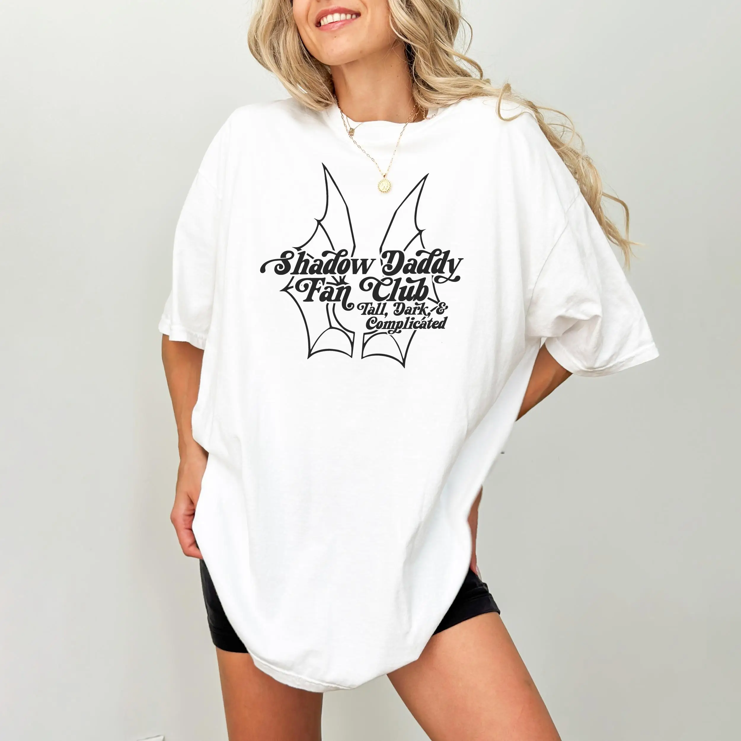 Shadow Daddy Fan Club Shirt Funny Bookish Shirt Smut Reader Romantasy Reader Romance Reader Book Lover Shirt Bookish Gift