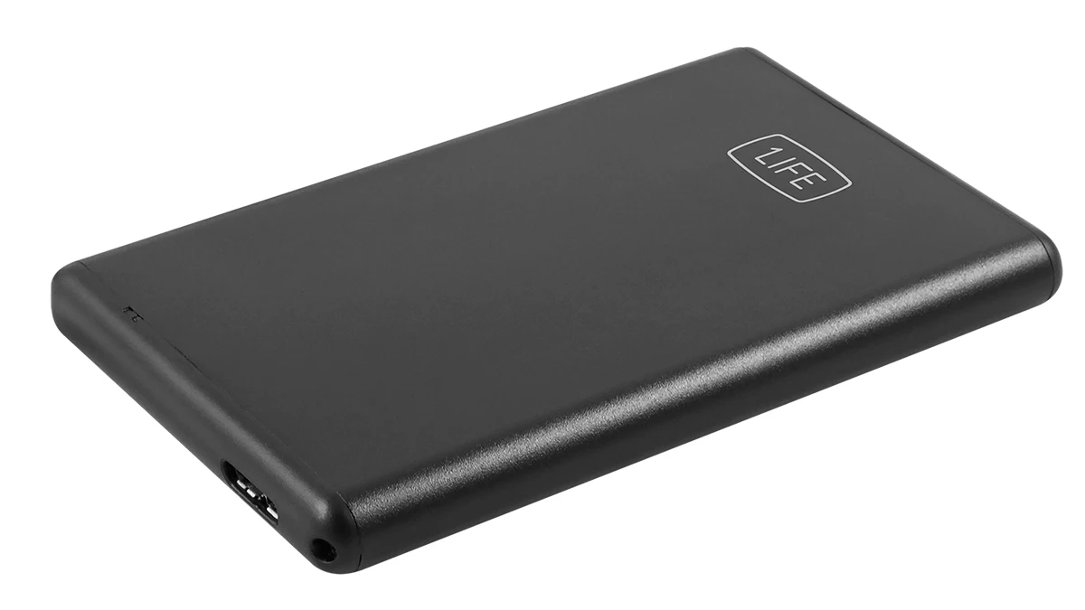 1LIFE Caja externa Vault 3-  HDD / SSD, Compatible con Unidades SATA y USB 3.0, Windows 2000, XP, VISTA, 7, 8, 10, Mac, Linux