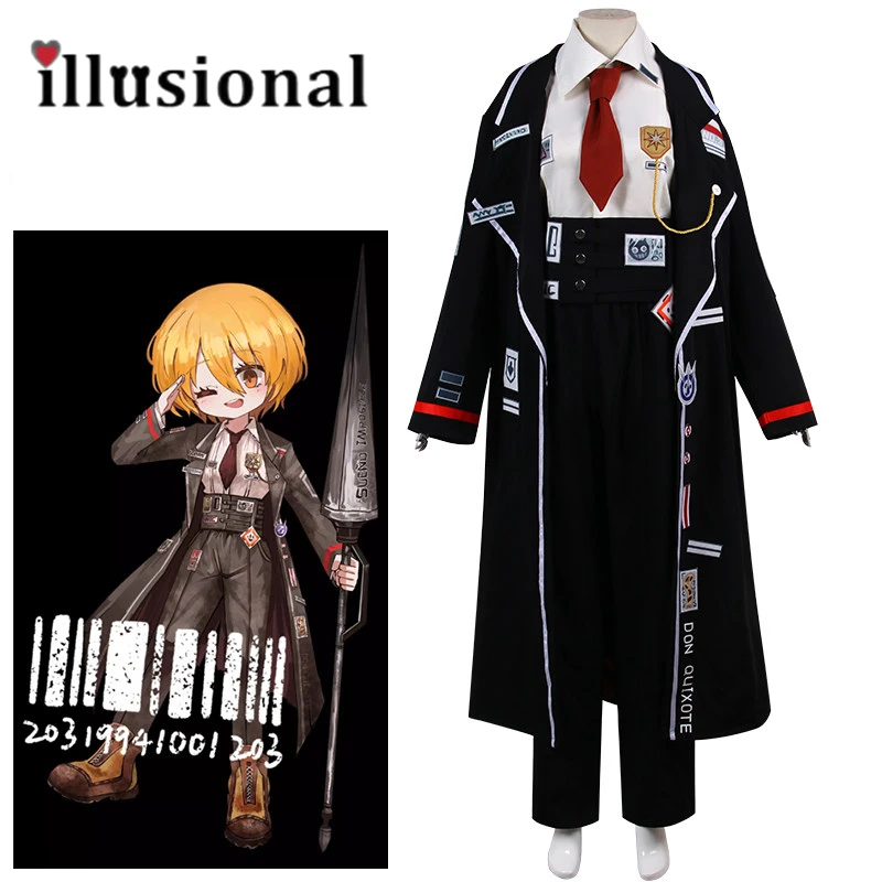 

illusional Limbus Company Don Quixote Cosplay Costume halloween cosplays Anime