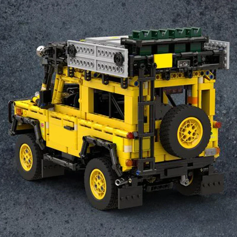 Moc-bloques de construcción modelo de coche clásico, medalla de oro, defensor, ladrillos técnicos, montaje de bricolaje, juguete de construcción para niños, regalo de vacaciones