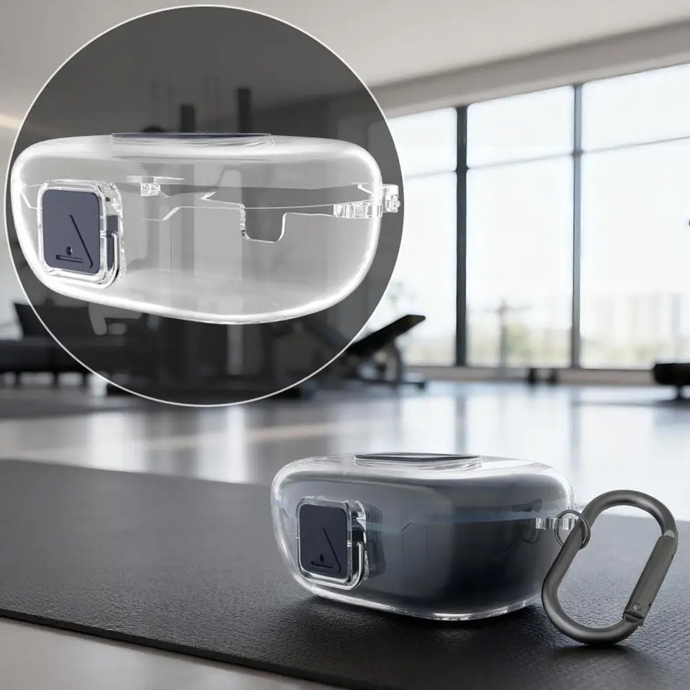 Earphone Case For Endurance Peak 3 Transparent Earphone Cover, Clear Soft TPU Protective Earbuds Case Hearphone Accessories