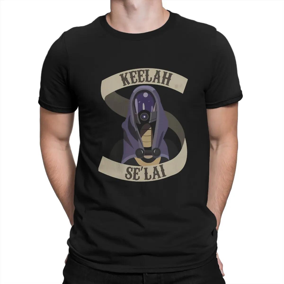 Tali Zorah Hip Hop Polyester TShirt Mass Effect Commander Shepard Asari Game Printing Streetwear Comfortable T Shirt Male Tee