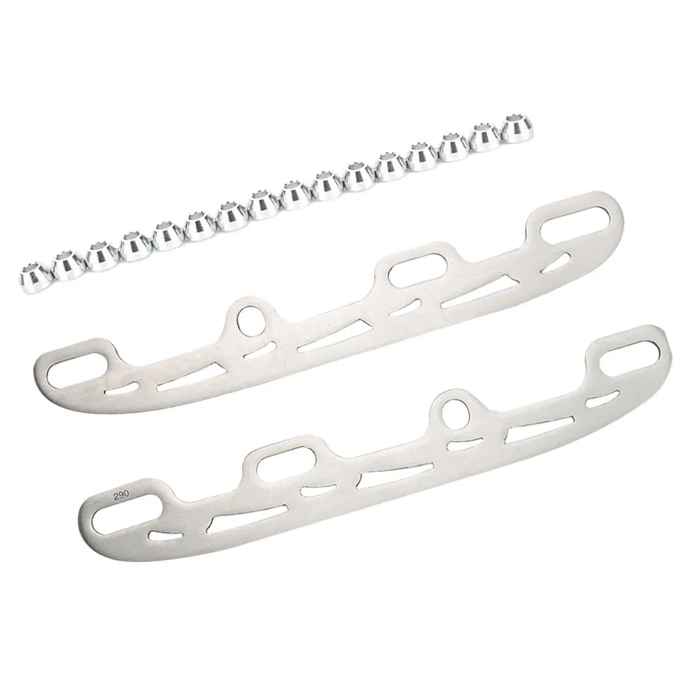 Лезвия для обуви для коньков 253/290 мм, лезвия из алюминиевого сплава для детей и взрослых с боковыми втулками для обуви для роликовых коньков, аксессуары