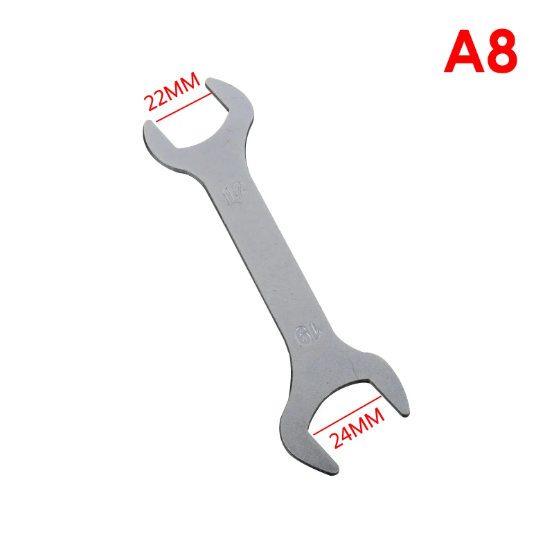 Thin Wrench Double Head Open End 8 10 12 13 14 15 19 22 24 mm Dual Use-End Small Wrench for Car Maintenance Hardware Hand tools