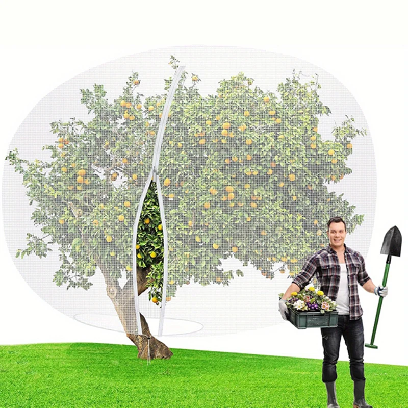 Fruit Tree Protective Cover Garden Fine Mesh Insect Netting Covers For Greenhouse Breathable Light Protect Vegetable Plants