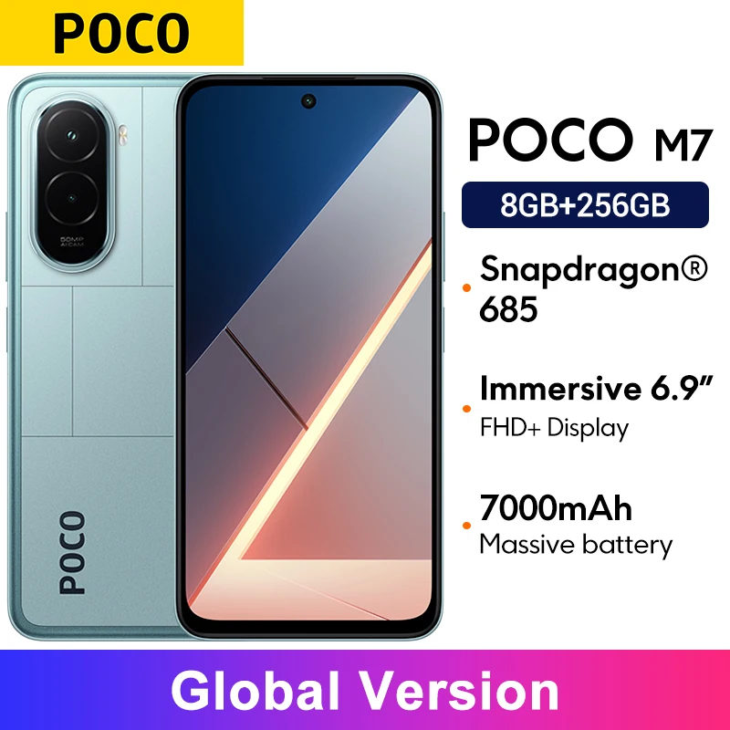 Смартфон Poco M7 6/128ГБ и 8/256ГБ, глобальная версия — фото товара