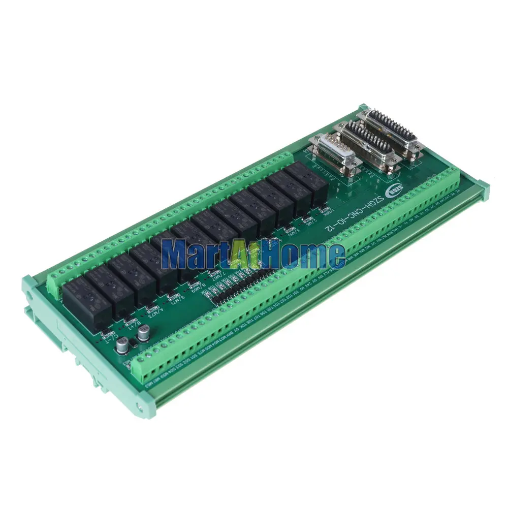 Imagem -03 - Relé Board para Szgh Cnc Torno ou Milling Control System Szgh-cnc-io12 12 io