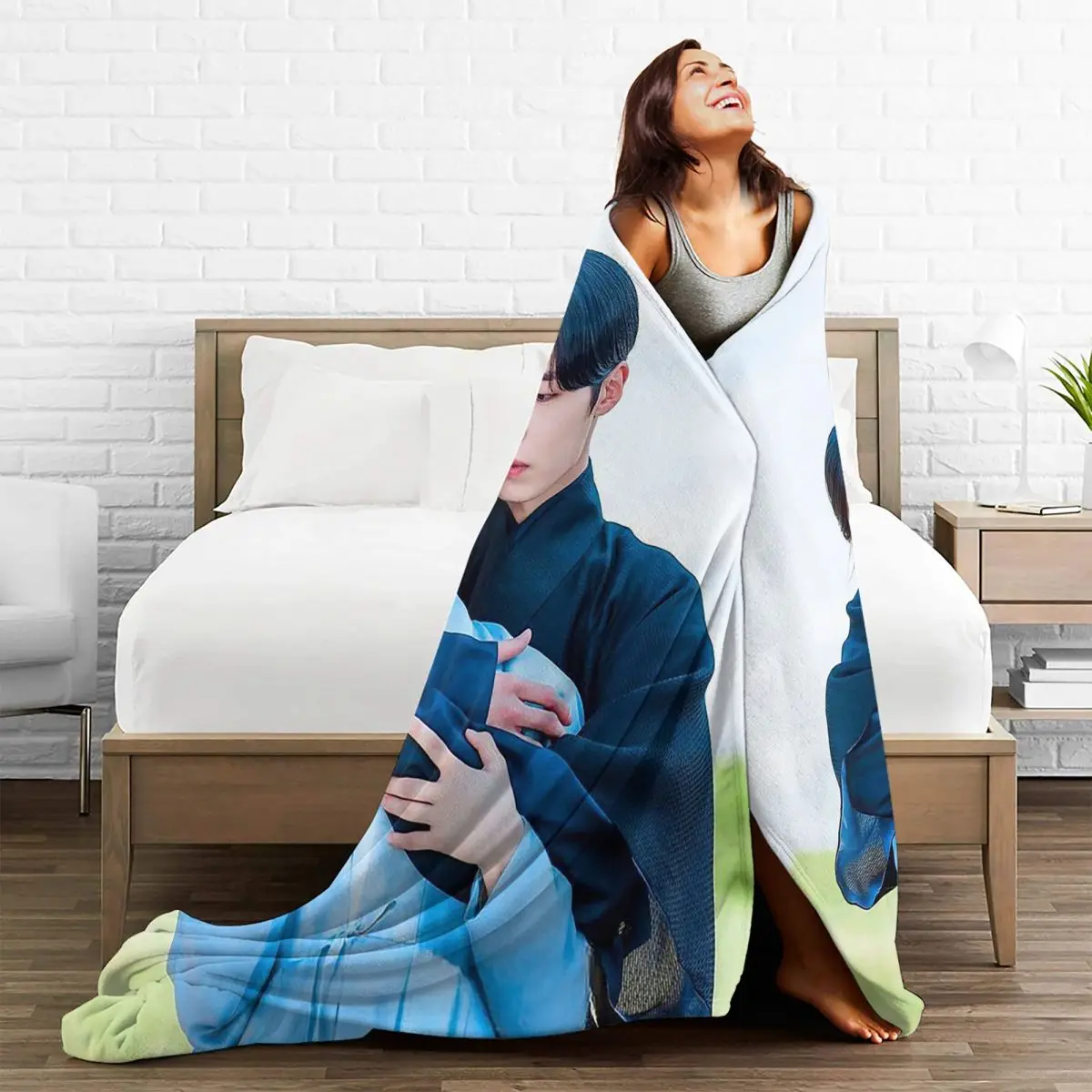 Kdrama Alchemy Of Souls Light And Shadow Blankets Soft Warm Flannel Throw Blanket Bedspread for Bed Living room Travel Home Sofa