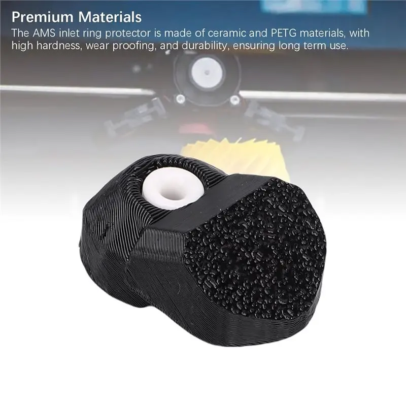 ABMI-For Bambu Lab X1C P1S P1P 3D Printer DIY Accessories- 12Pcs For AMS Panda Guard Inlet Ring Protector,