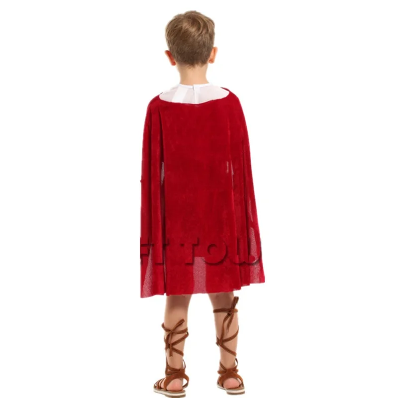 Oude Romeinse Gladiator Cosplay Kruisridders Kostuum Halloween Kid Ridder Krijger