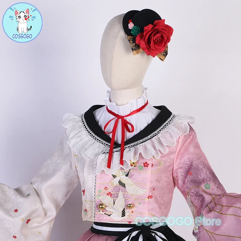 PJSK Akiyama Mizuki Cosplay Costume Project Sekai 25:00 At Nightcord Cosplay Game Cute Lolita Dress Suit Maid Clothing Halloween