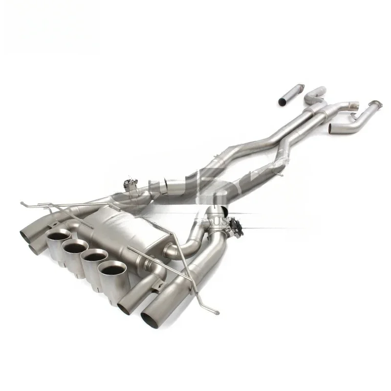 304 Stainless Steel Car Muffler, High Performance Exafter System, BMW M3 M4 F80 F82 3.0T 2015-2019