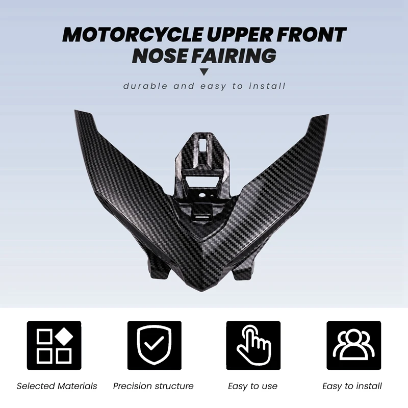 Motorcycle Upper Front Nose Fairing Headlight Cover Cowling Head Panel For Yamaha MT-03 MT03 2021-2023