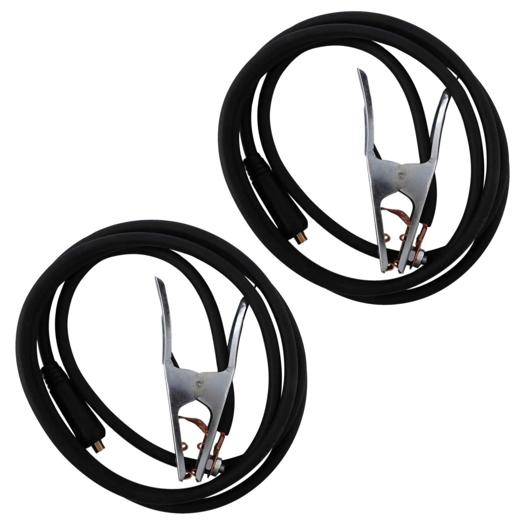 

New Shown-2X 300A Groud Welding Earth Cable Clamp Clip For MIG TIG ARC Welder / Cable 10-25 Plug Weld Holder Welding Supply To