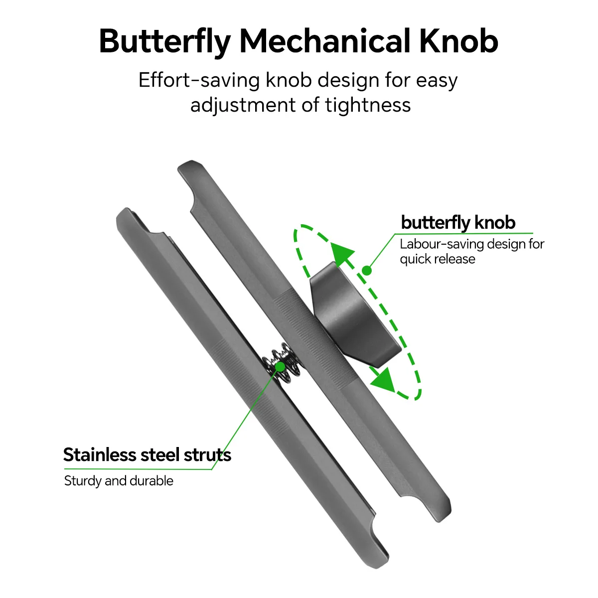 FANAUE Handyhalterung aus Aluminiumlegierung mit Kugelkopf-Verbindungsstange, Diebstahlschutz, 15 cm, unterstützt 25-mm-Kugelkopf, kompatibel mit RAM – Detail 4