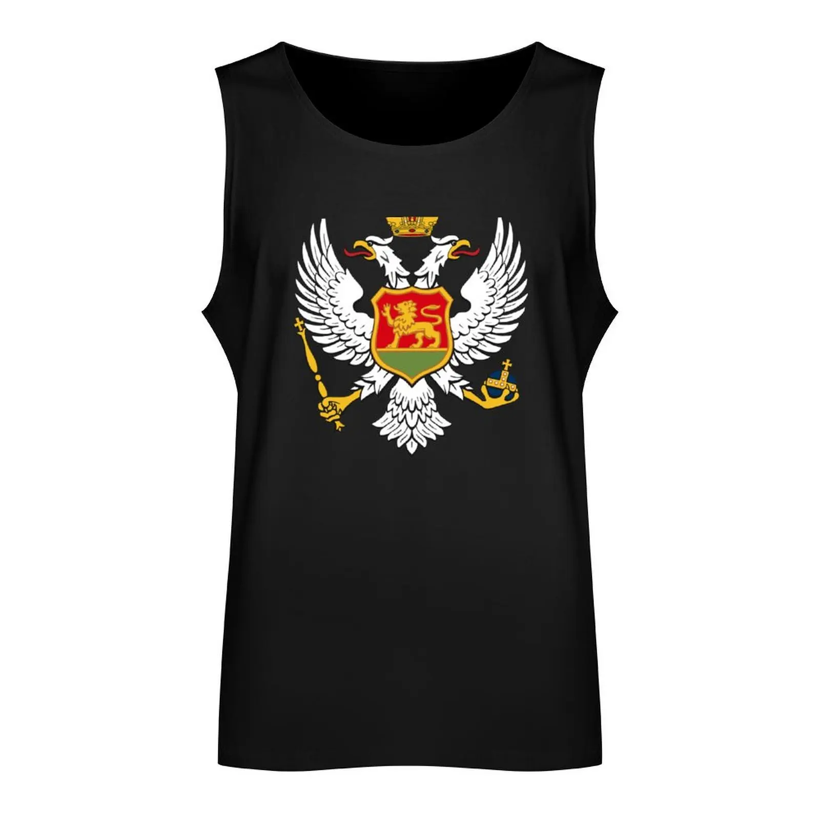 Grb Knjazevine Crne Gore - Knjazevina Crna Gora majica Tank Top gym t-shirts man anime gym cool things Top summer