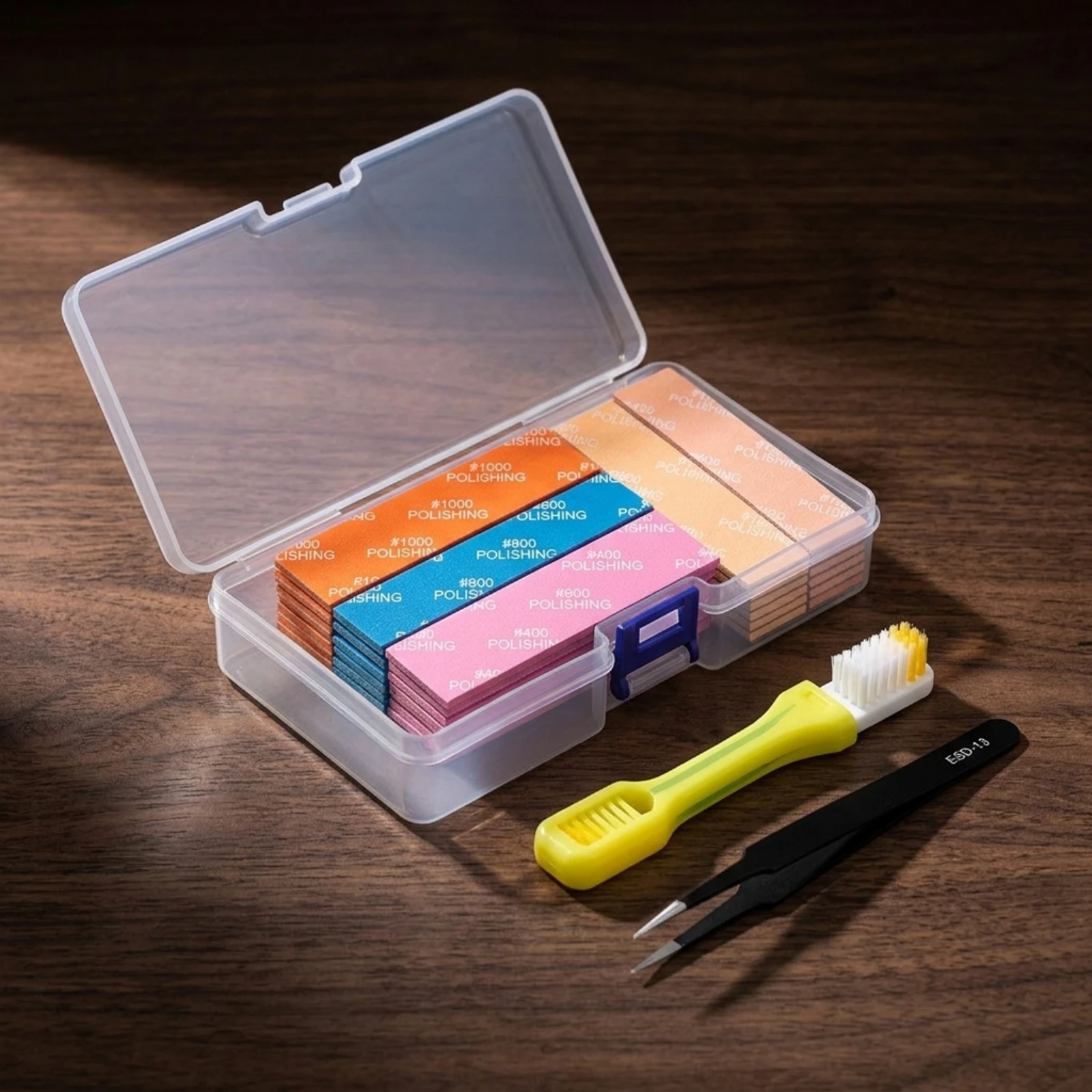 Sponge Sandpaper Kit Multi-Grit Sanding Sponge with Hand Sanding Block Abrasives Foam-Backed for 3D Printing Enthusiasts