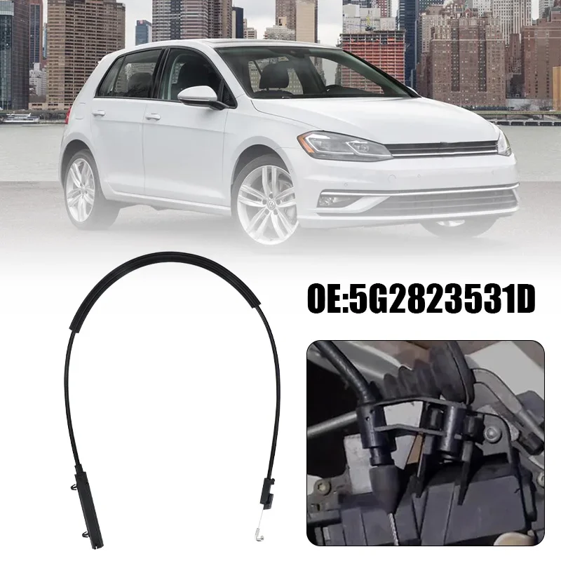 Front Bonnet Hood Latch Release Cable for VW Golf Mk7 2013-2018 Passat B8 2015 2016 2017 2018 Right Hand Drive 5G2823531D