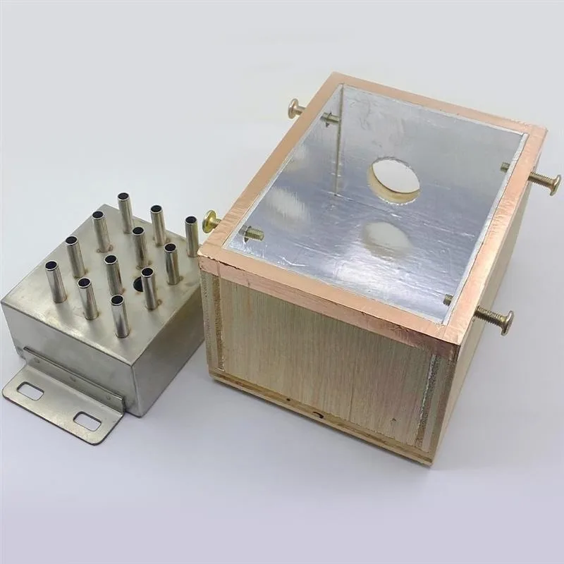 Heating Wooden Box for Computer Chip Replacement, Auxiliary Heating Tool for Automobile ECU Repair Maintenance